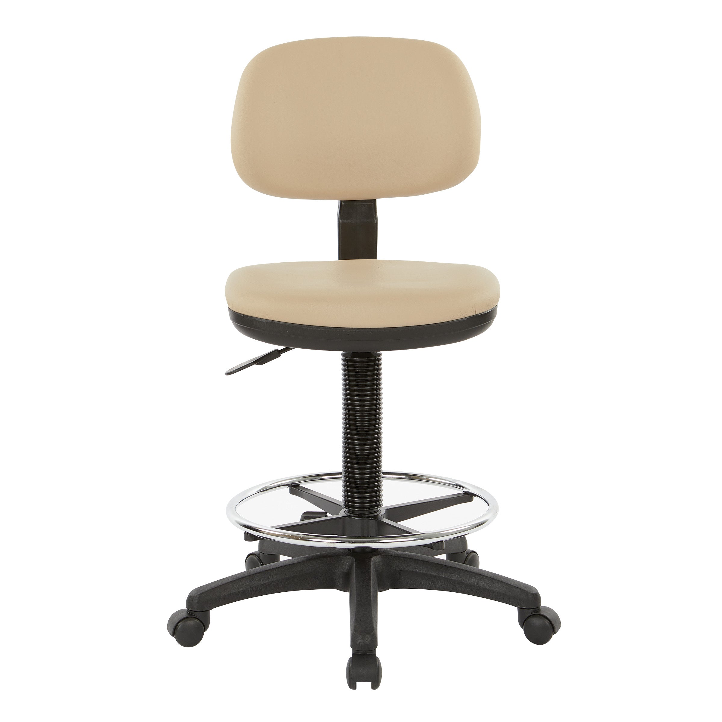 Sculptured Seat and Back Custom Dillon Fabric Drafting Chair